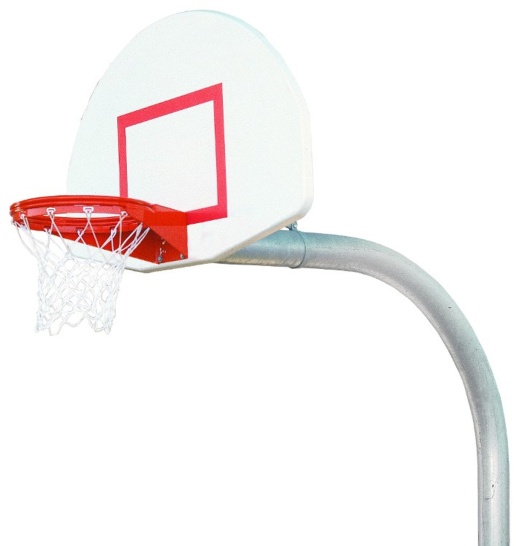 5 - 9/16" Mega Duty Steel Fan Basketball System