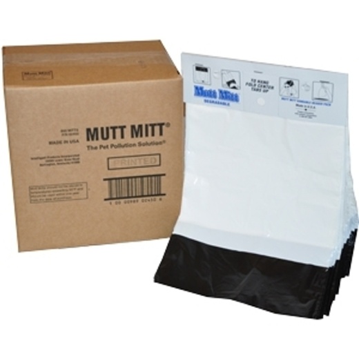 Mutt Mitt Waste Bags - 2 Ply - 800 Ct - White