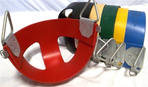 Tot Half Bucket Rubber Swing Seat W/Safety Chain