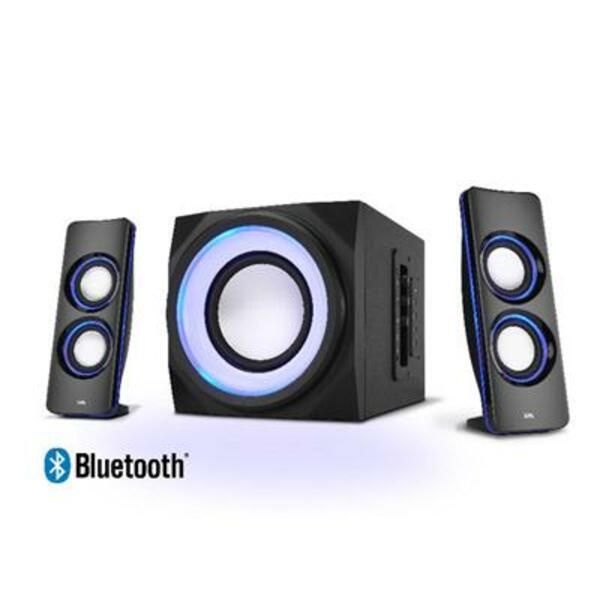 Cyber Acoustics Curve Ca-3712Bt 2.1 Bluetooth Speaker System - Black
