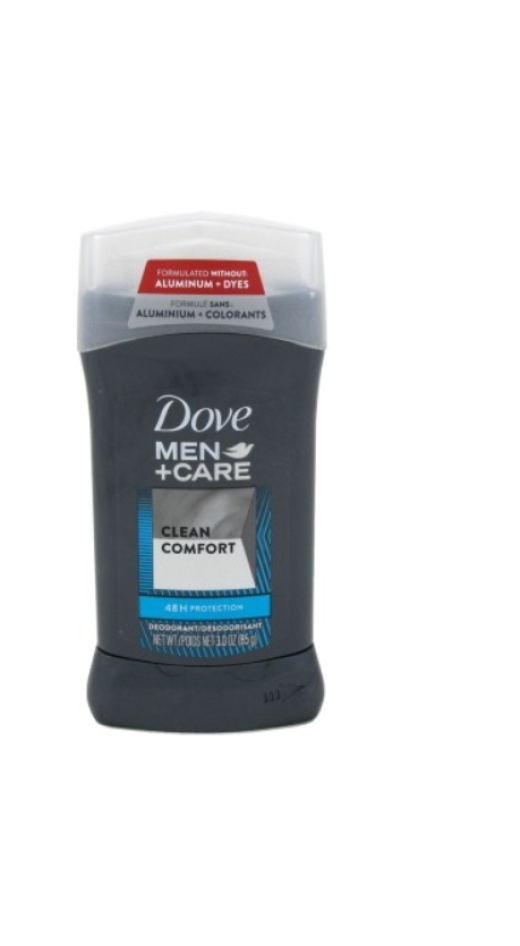 Bl Dove Deodorant 3Oz Mens Clean Comfort 1/4 Moisturizer - Pack Of 3