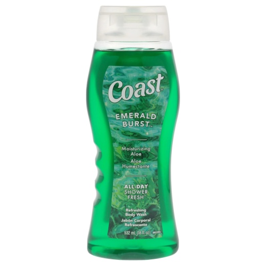 Coast Body Wash Emerald Burst 18Oz *Pack Of 3*