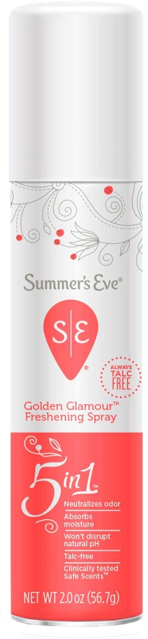 Bl Summers Eve Freshening Spray 2Oz Golden Glamour - Pack Of 3