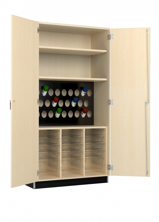 Art Storage Cabinet - Solid Maple with UV Finish