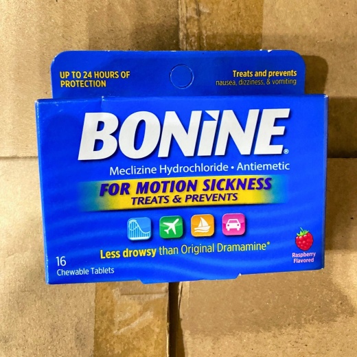 Bonine Meclizine Hydrochloride Antiemetic (50 Pcs Lot)