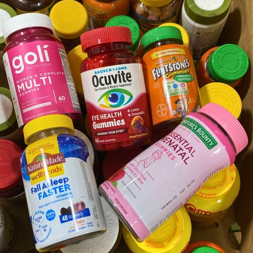 Supplement & Vitamin Assorted Gummies Mix- For Kids And Adults (50 Pcs Lot)