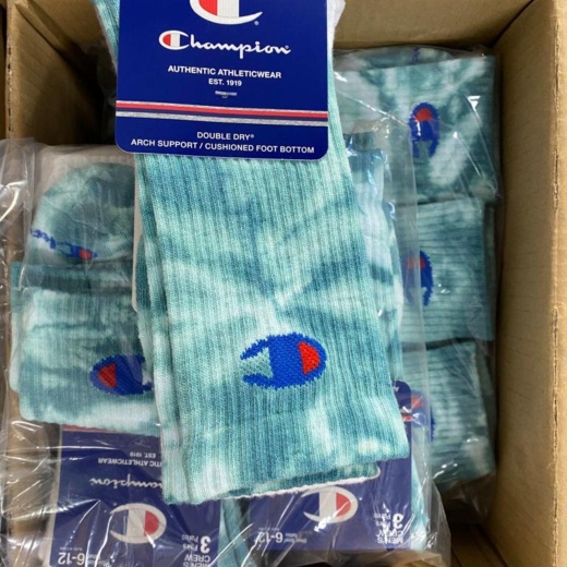 Champion Crew Socks (3 Pairs / Pack - 12 Pks / Case) - 6-12