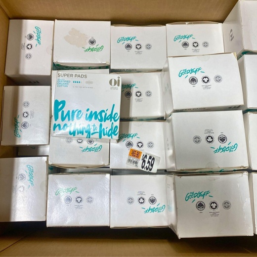 Oi Organic Initiative Super Pads Made (50 Pcs Lot)