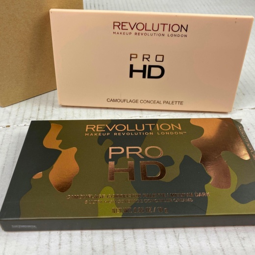 Revolution Pro Hd Camouflage Corrector Palette | Medium Dark 8 Ultra Coverage Concealer Creams (30 Pcs Lot)
