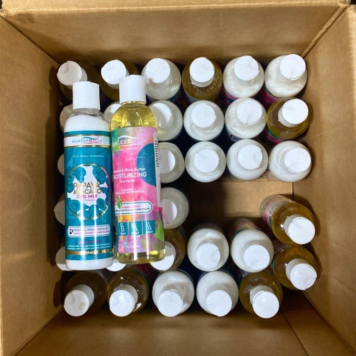 Kurleebelle Papaya Avocado Curl Milk With Marshmallow & Almond & Shea Butter Moisturizing Shampoo Mix (35 Pcs Lot)