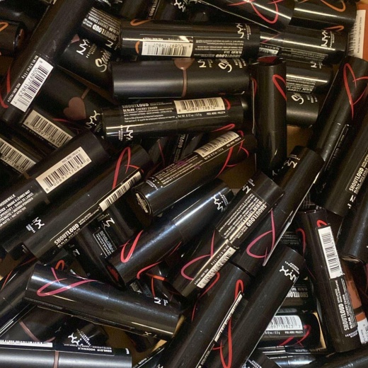 Nyx Shout Loud Satin Lipstick Mix (80 Pcs Lot)