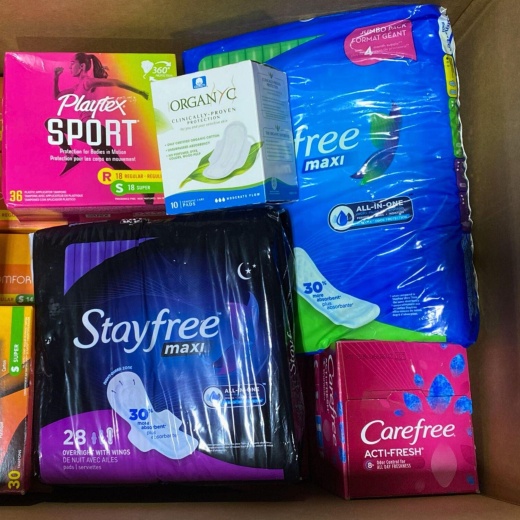 Feminine Care Assorted Mix Includes Tampons & Pads (44 Pcs Lot)