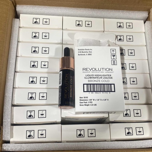 Revolution Bronze Gold Liquid Highlighter (72 Pcs Box)