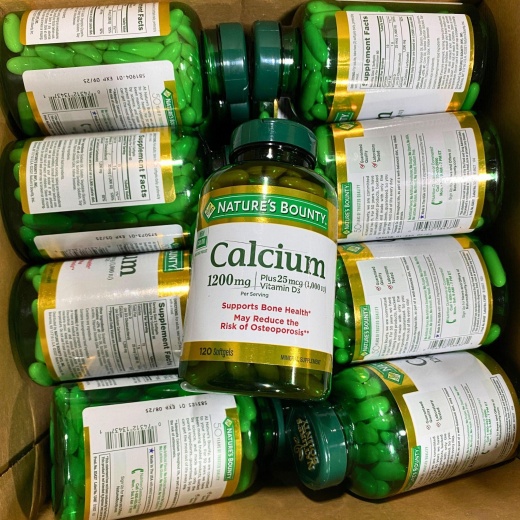 Nature's Bounty Calcium 1200Mg | Plus 25Mcg (1,000 Iu) Vitamin D3 (25 Pcs Lot)