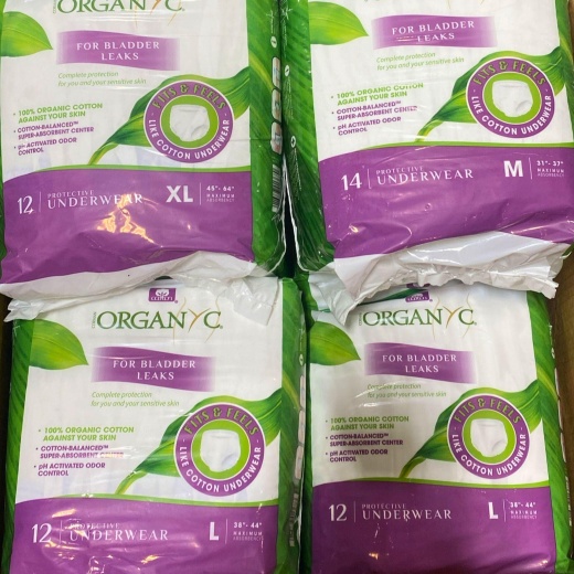 Organyc Underwear Mix Assorted (40 Pcs Lot)