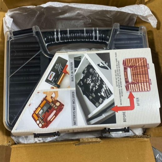 Battery Case Double-Sided Battery Storage Built-In Battery Tester (60 Pcs Lot)