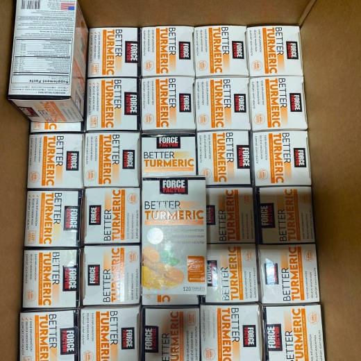 Force Factor Better Tumeric Clinical Strength Curcumin Ease Inflammation (73 Pcs Lot)