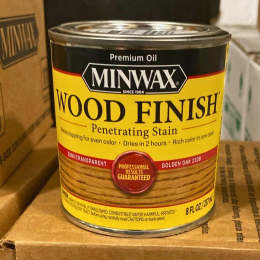 Premium Oil Minwax Wood Finish Penetrating Stain Golden Oak 210B 8Oz (60 Pcs Lot)