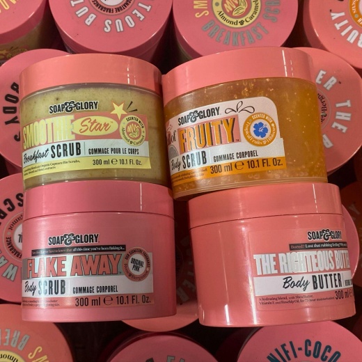 Soap & Glory Body Scrubs & Butters 10.1Oz (40 Pcs Lot)