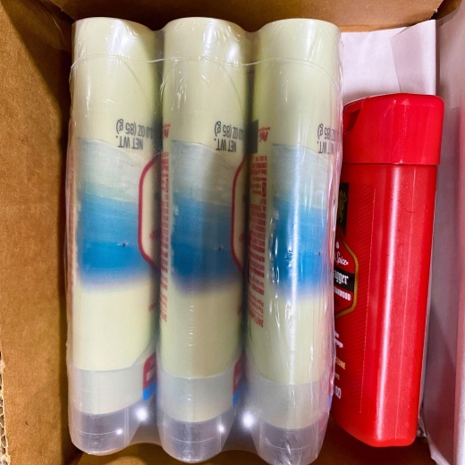 Old Spice Fiji With Palm Tree Deodorant (60) & Old Spice Swagger Scent Of Cedarwood Body Wash Travel Size (20) (80 Pcs Lot)