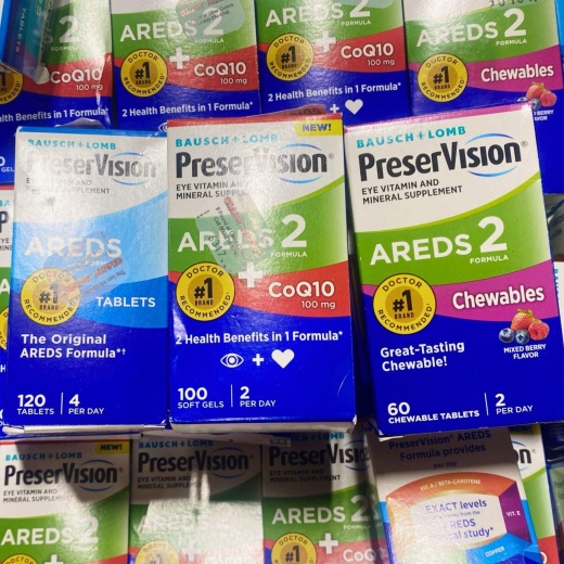 Bausch + Lomb Preservision Areds Assorted Mix (36 Pcs Lot)
