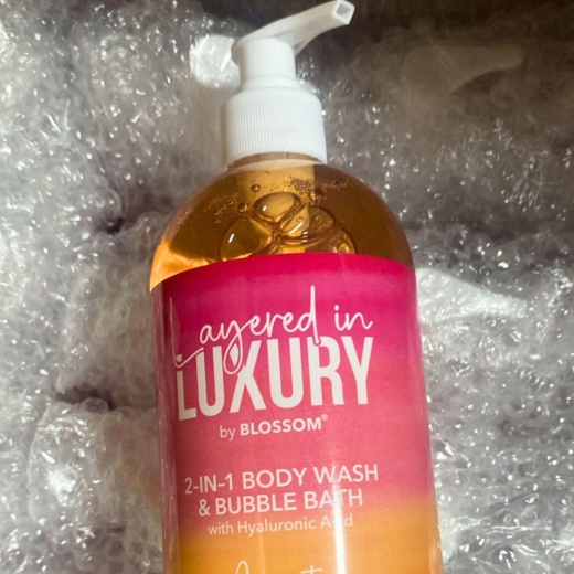 Layered In Luxury By Blossom 2-In-1 Body Wash & Bubble Bath 500Ml (48 Pcs Lot)