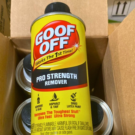 Goof Off Works The 1St Time! Pro Strength Removes The Toughest Stuff 16Oz (48 Pcs Lot)