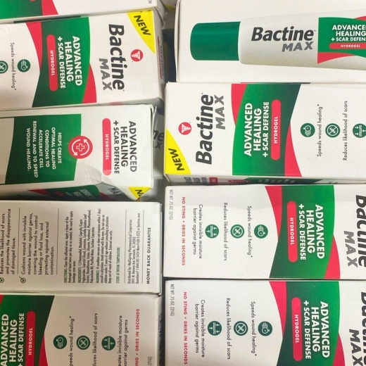 Bactine Max Advanced Healing + Scar Defense Hydrogel No Sting Dries In Seconds (34 Pcs Lot)