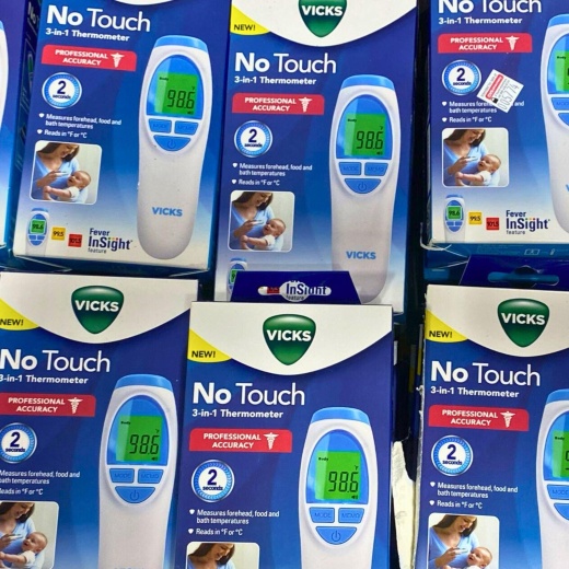 Vicks New! No Touch 3-In-1 Thermometer (50 Pcs Lot)
