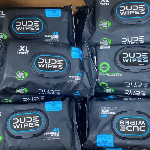 Dude Wipes Xl Wipes Fragrance Free (30 Pcs Lot)