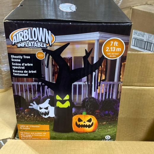 Airblown Inflatable Ghostly Tree Scene Led For Indoor & Outdoor Use 7Ft (35 Pcs Lot)