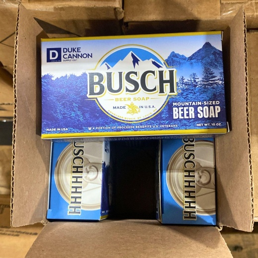 Duke Cannon Supply Co Busch Beer Soap 10Oz (70 Pcs Lot)