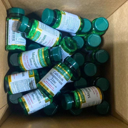 Nature's Bounty Calcium Magnesium Zinc (Mainly) & Magnesium (Less Of) Assorted Mix (35 Pcs Lot)