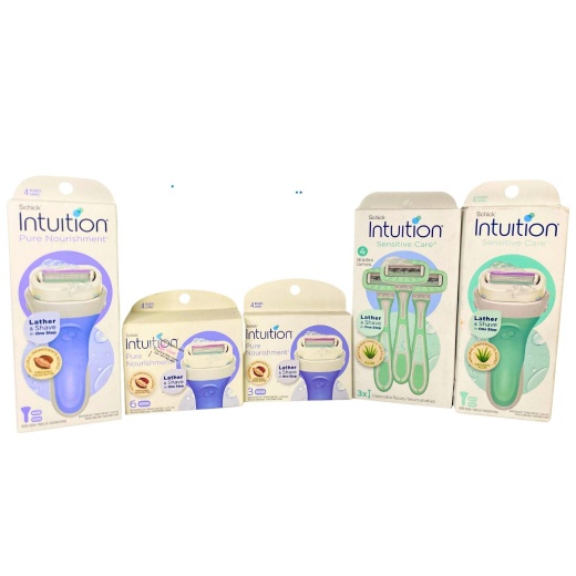 Schick Pure Nourishment & Sensitive Care Assorted Mix (25 Pcs Lot)