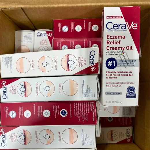 Cerave Eczema Relief Creamy Oil 3.4Oz (50 Pcs Lot)