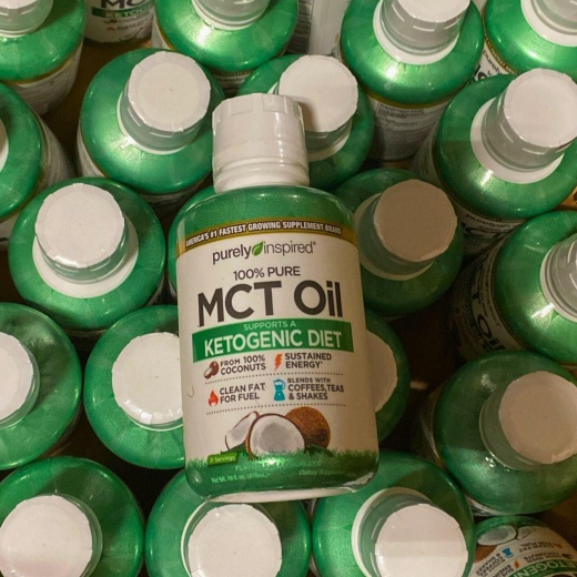 Purely Inspired 100% Pure Mct Oil 31 Servings 16Oz (30 Pcs Lot)