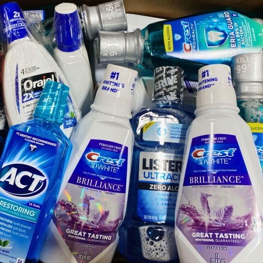 Assorted Mouthwash Mix (50 Pcs Lot)