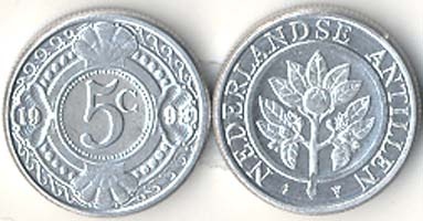 Netherlands Antillies Km33(U) 5 Cents