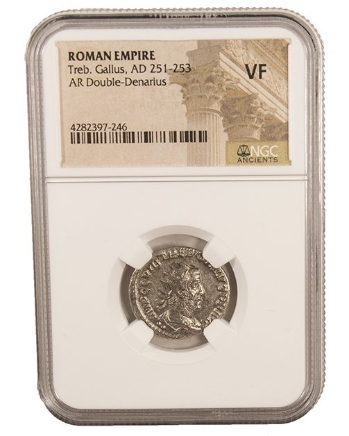 Roman Ae Antoninianus Of Trebonianus Gallus (Ad 251-253) Ngc(Vf)