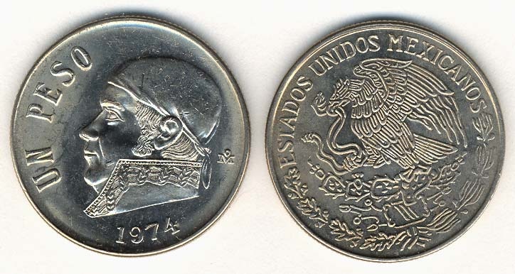 Mexico Km460(U) 1 Peso