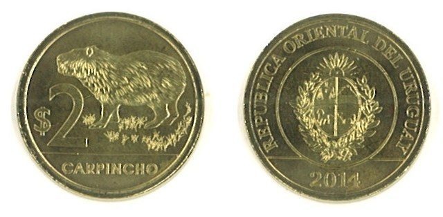 Uruguaykm136(U) 2 Pesos Uruguayos