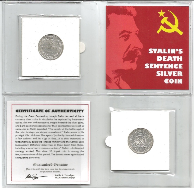 Stalin’S Death Sentence Silver Coin (Mini Album)