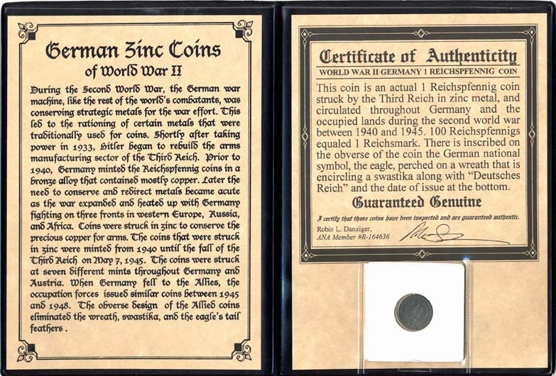 Nazi Germany: Reichpfennig Coin (Album)