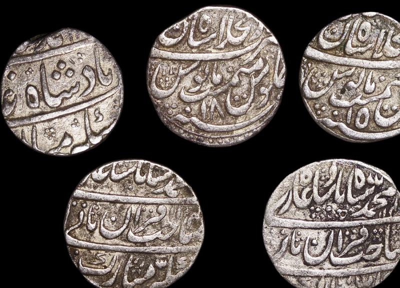 India, Mughal Empire, Muhammad Shah (1719-1748 Ce), Rupee(C)