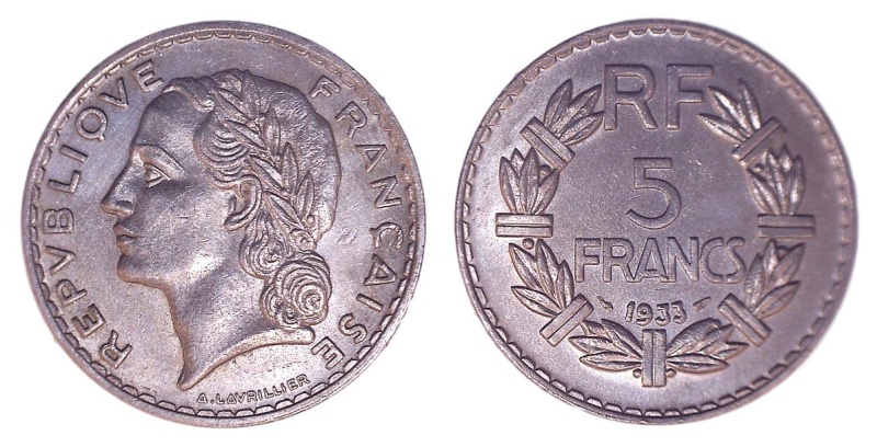 France Km888(Xf) 5 Francs