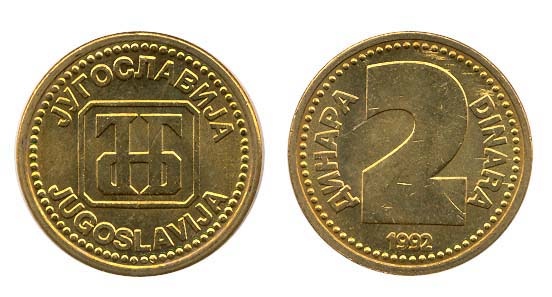 Yugoslavia Km150(U) 2 Dinara