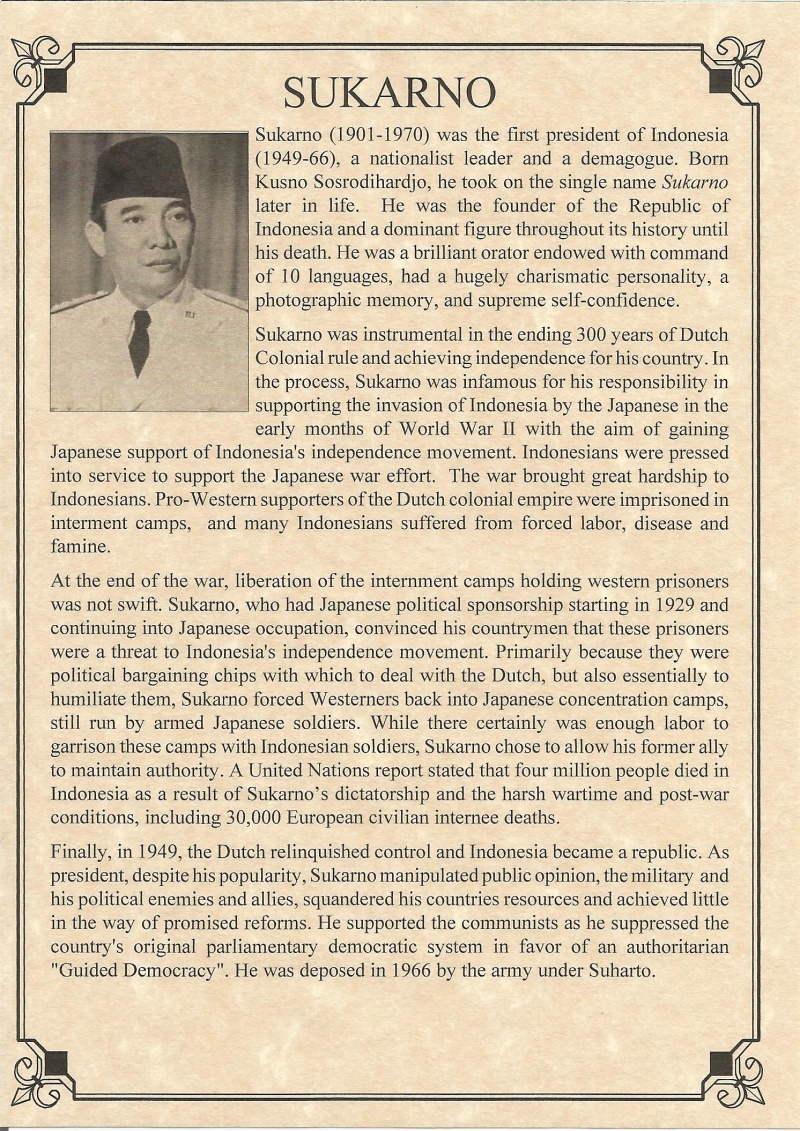 Sukarno: Dictator Of Indonesia (Album)