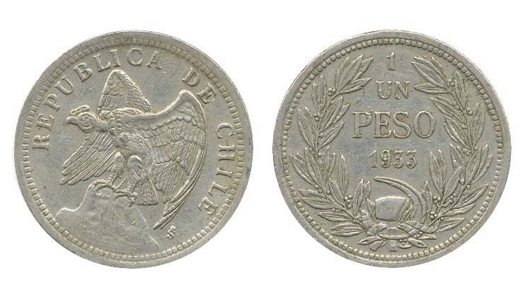 Chile Km176.1(F-Vf) 1 Peso