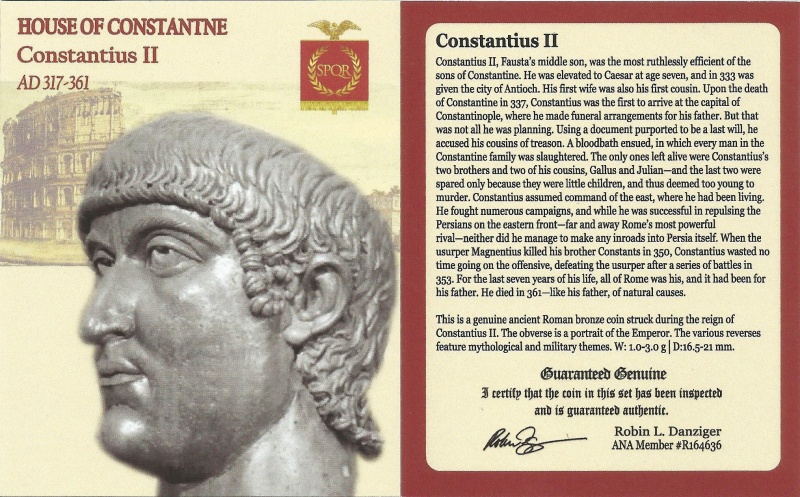 Roman Ae Of Constantius Ii (Ad 317-361) Ngc(Xf)