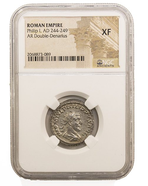 Roman Silver Antoninianus Of Philip I (Ad244-249) Ngc(Xf)